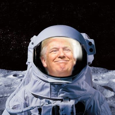 icon for Trump goes to space in 2026?