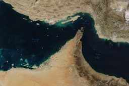 Which month will Strait of Hormuz traffic return to normal? card icon