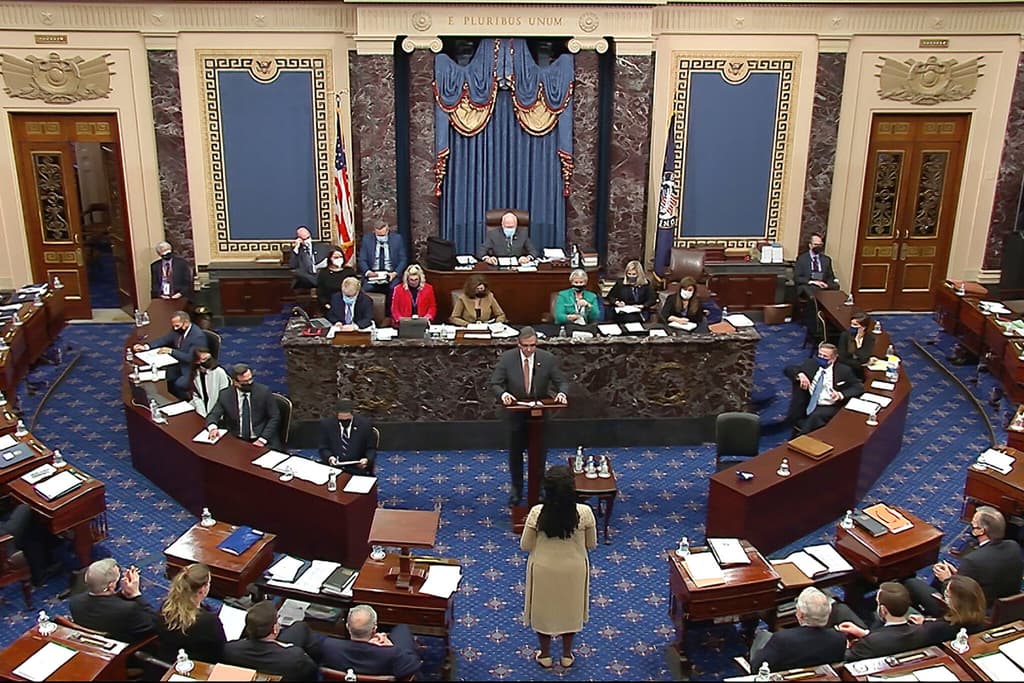 Who will vote to confirm Todd Blanche as Attorney General? card icon