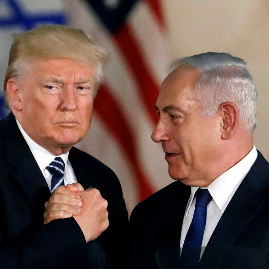 icon for Will Trump praise Benjamin Netanyahu by July 31?